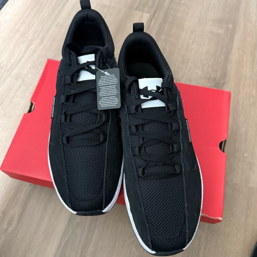 Under Armour UA Street Mirage Men’s Sneakers Black/White Size 11.5 Active Casual - Picture 8 of 8